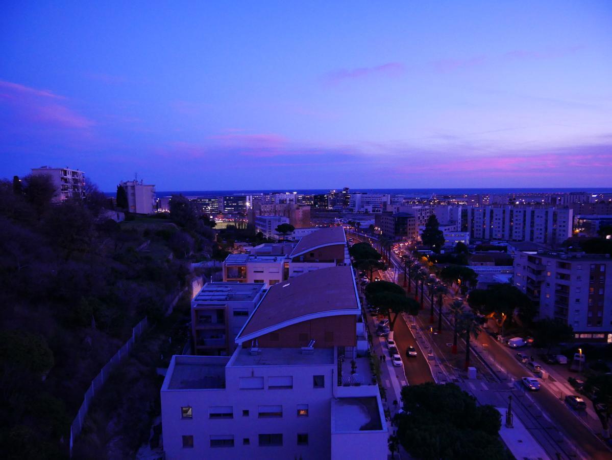 Appartement Rooftop 8 Personnes Grande Terrasse Avec Parking Quartier Aeroport Ніцца Екстер'єр фото